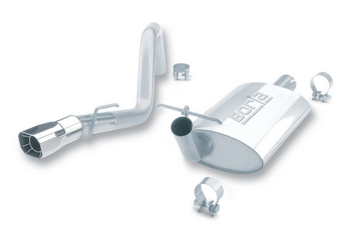 Borla 91-95 Jeep Wrangler YJ 4.0L 6cyl 4WD 2Dr SS Single Right Rear Exit Cat-Back Exhaust