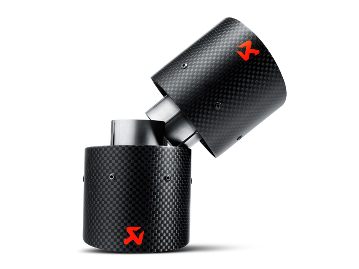 Akrapovic 07-14 MINI Cooper S (R56) / Cooper S Cabrio (R57) Tail Pipe Set (Carbon)