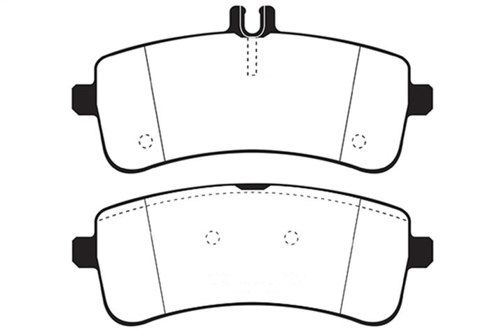 EBC 2015+ Mercedes-Benz C63 S AMG (W205) 4.0L Twin Turbo Bluestuff Rear Brake Pads