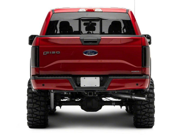 Raxiom 15-17 Ford F-150 Axial Series LED Tail Lights- Black Housing (Smoked Lens)