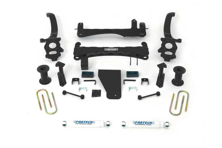 Fabtech 18-21 Nissan Titan 4WD 6in Basic Sys w/Perf Shks
