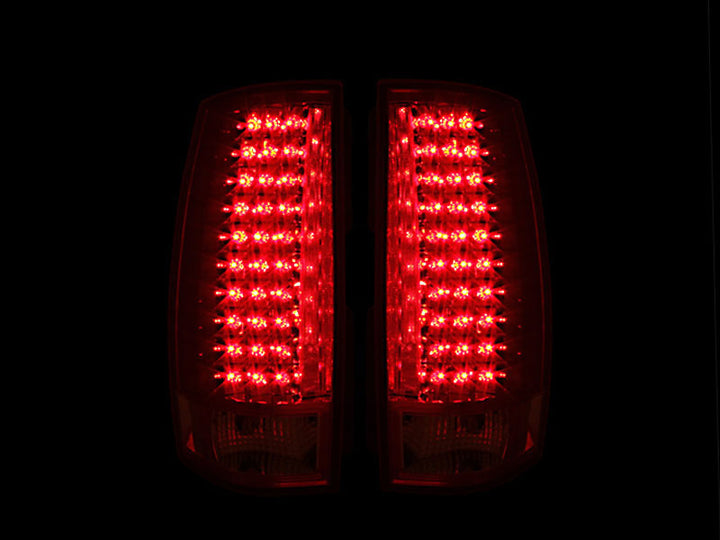 ANZO 2007-2014 Chevrolet Suburban LED Taillights Black G4