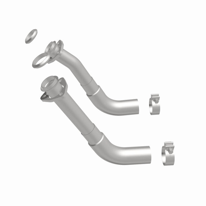 MagnaFlow 66-72 Chevy C10 Pickup V8 2-Piece Front Exhaust Pipe Kit (2in Tubing/Clamps/Inlet Flanges)