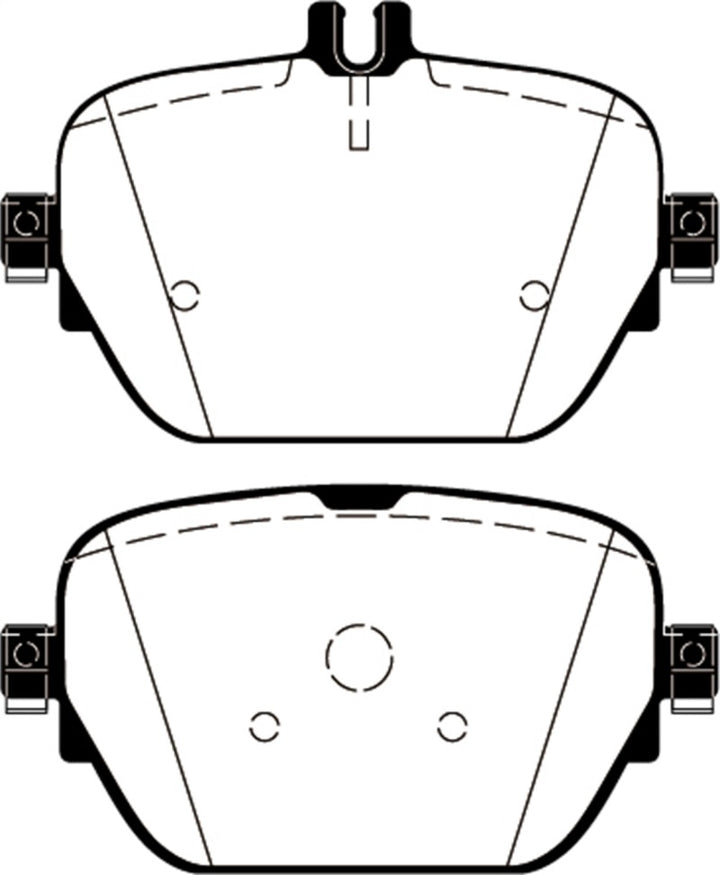 EBC 2019+ Mercedes-Benz CLS53 AMG (C257) 3.0L Turbo Yellowstuff Rear Brake Pads