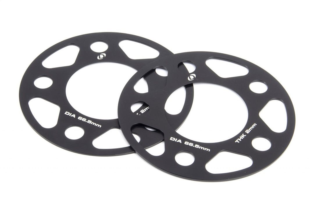 Dinan Spacers; 66.5mm CB - 2mm Thick