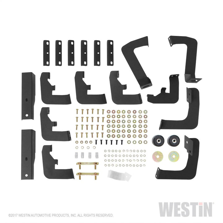 Westin 10-18 Dodge Ram Crew Cab 5ft & 6ft Bed HDX Drop Wheel-To-Wheel Nerf Step Bars - Text. Blk