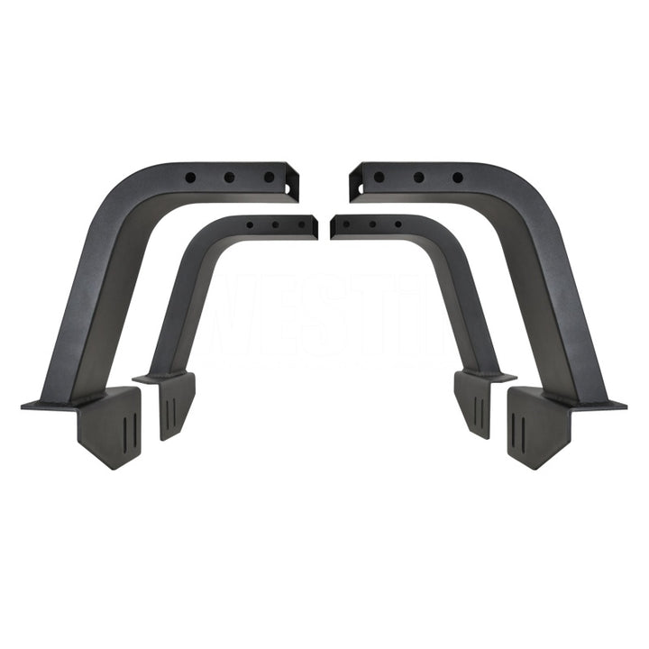 Westin 05-21 Toyota Tacoma Overland Cargo Rack Base - Textured Black