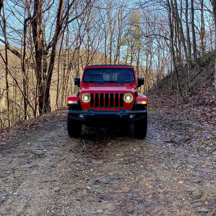 Oracle Jeep JL/Gladiator JT Oculus Bi-LED Projector Headlights - Amber/White Switchback