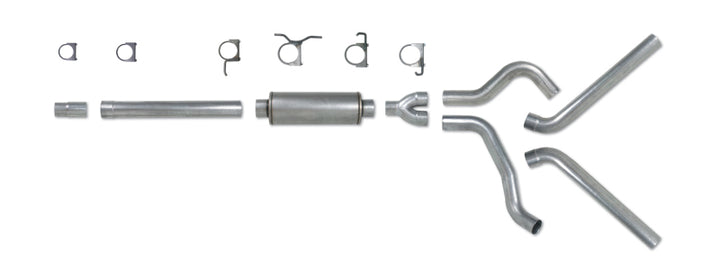 Diamond Eye KIT 4in Catback DUAL SS: 94-97 FORD 7.3L F250/F350 PWRSTROKE