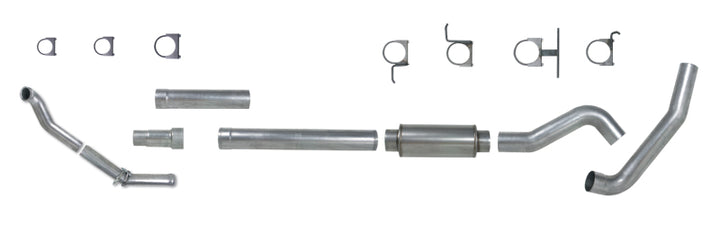 Diamond Eye KIT 5in Turbo Back SGL AL: 94-97 FORD 7.3L F250/F350 PWRSTROKE NFS W/ CARB EQUIV STDS