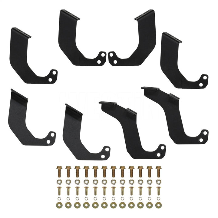 Westin 2022+ Toyota Tundra Double Cab Outlaw Nerf Step Bars - Textured Black