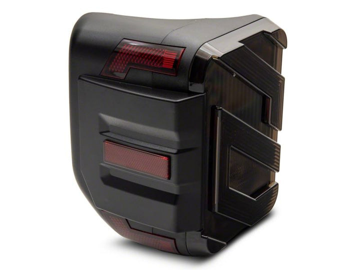 Raxiom 20-23 Jeep Gladiator JT Axial Series LED Tail Lights- Black Housing (Smoked Lens)