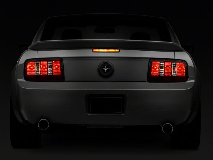 Raxiom 05-09 Ford Mustang Coyote Tail Lights- Black Housing (Smoked Lens)