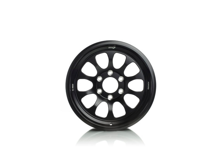 Titan 7 T-AK1 17x8.5 5x127 -1 Offset / 71.5 CB Machine Black Wheel (Dropship ONLY)