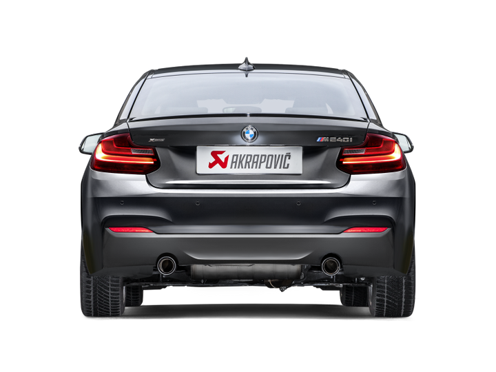 Akrapovic 16-17 BMW M240i (F22 F23) Evolution Line Cat Back (SS) w/ Carbon Tips (Req. Link Pipe)