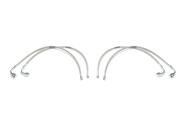 Fabtech 07-18 Jeep JK 4WD Front & Rear Extended Brake Line Kit