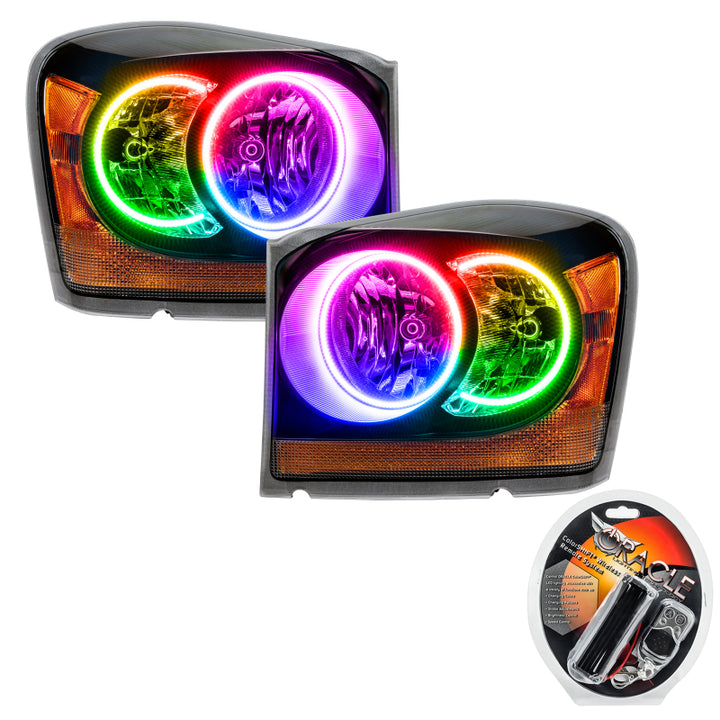 Oracle 04-06 Dodge Durango SMD HL - Black - ColorSHIFT