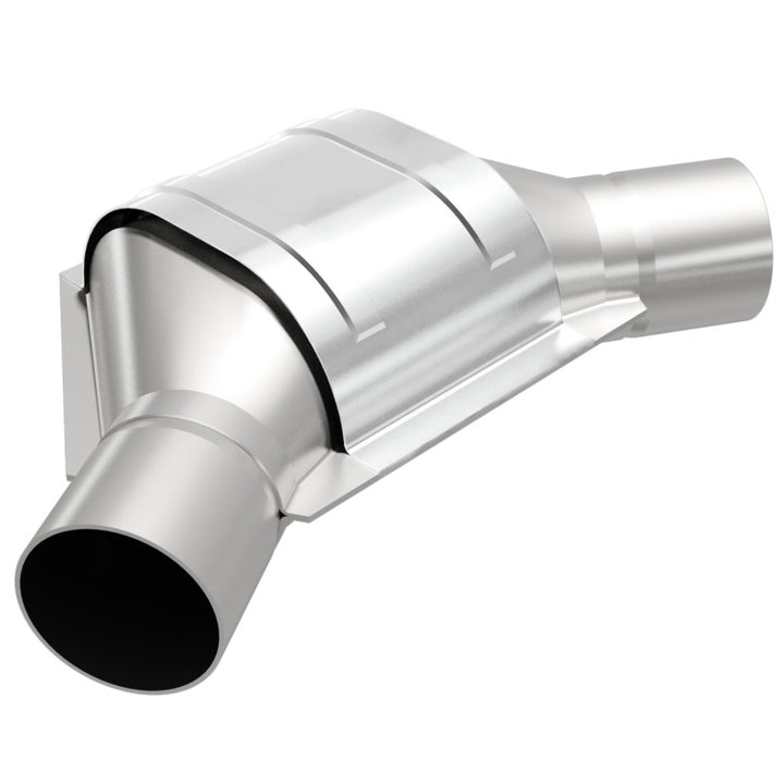 MagnaFlow Universal Catalytic Converter 2.00inch Angled Inlet/Outlet
