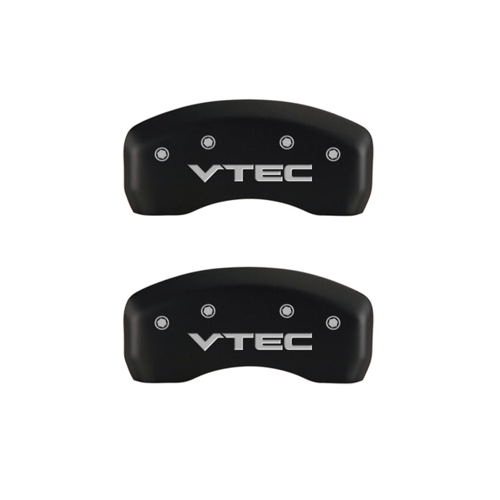 MGP 4 Caliper Covers Engraved Front & Rear Vtech Red finish silver ch