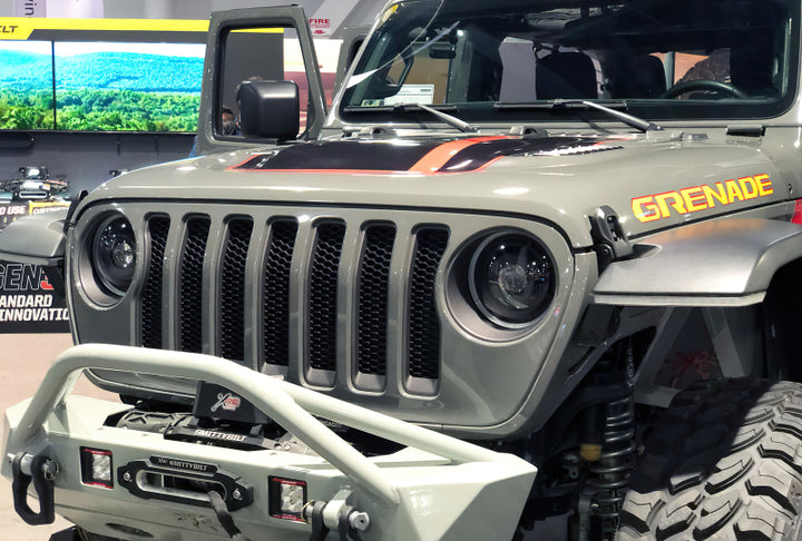 Oracle Oculus Bi-LED Projector Headlights for Jeep JL/Gladiator JT - Matte Blk - 5500K