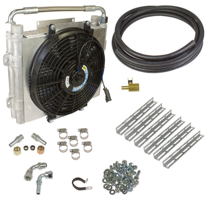 BD Diesel Xtrude Double Stacked Transmission Cooler Kit - Universal 5/8in Tubing
