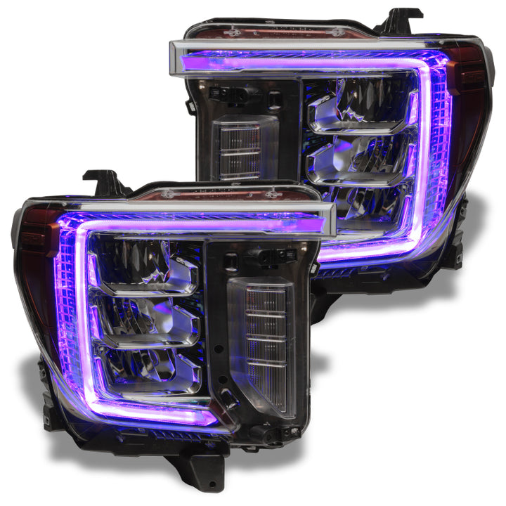 Oracle 20-21 GMC Sierra 2500/3500 HD RGB+W Headlight DRL Kit - w/ BC1 Controller