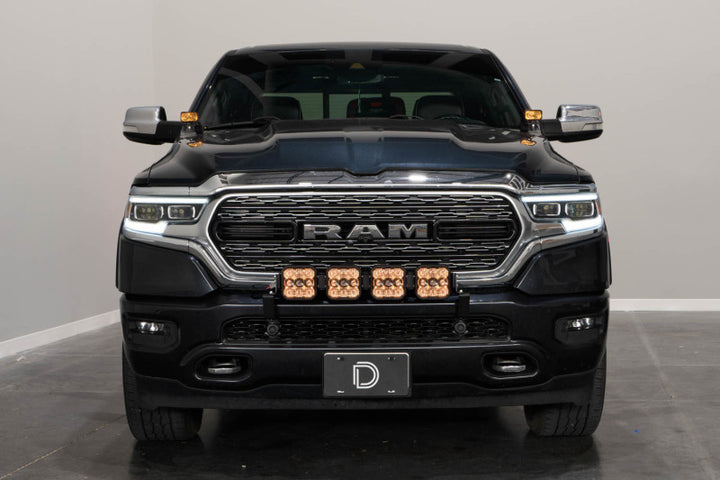 Diode Dynamics SS5 Grille CrossLink Lightbar Kit for 2019-Present Ram - Yellow Pro Combo