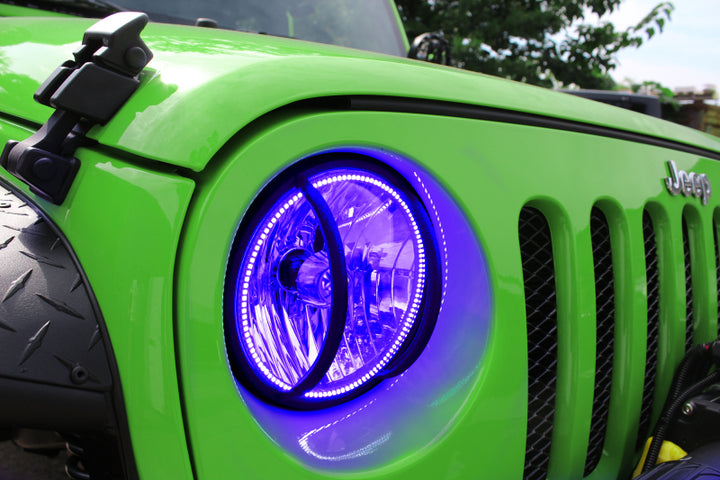 Oracle 07-16 Jeep Wrangler JK SMD HL - ColorSHIFT w/ BC1 Controller