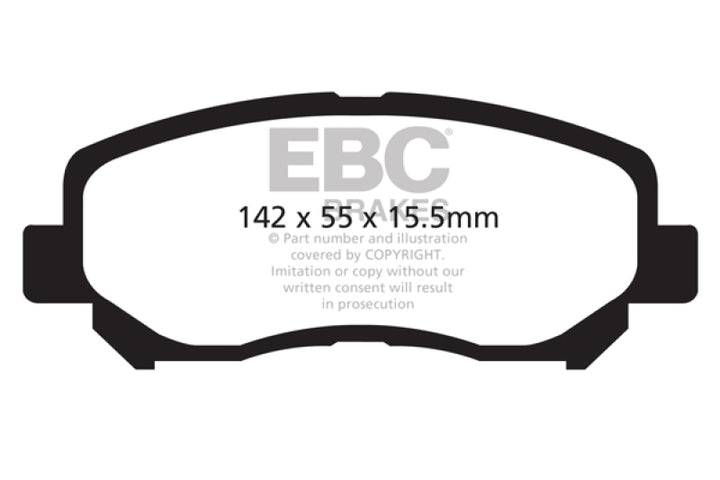 EBC 12+ Mazda CX-5 2 Yellowstuff Front Brake Pads