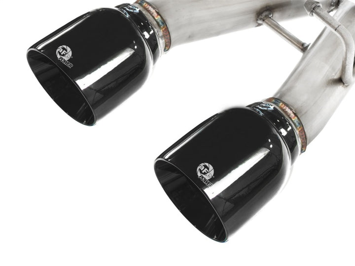 aFe MACHForce XP Exhaust 304SS Cat-Back w/ Black Tips 2008 VW Golf R32 V5 3.2L