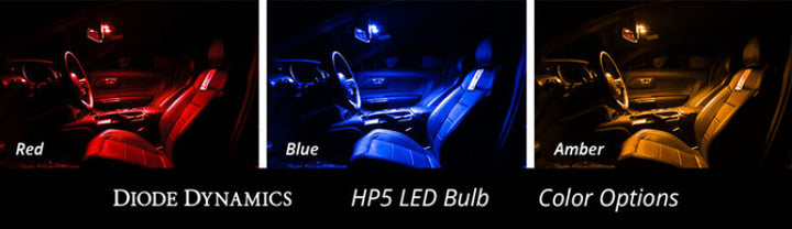 Diode Dynamics 194 LED Bulb HP5 LED - Blue Set of 12