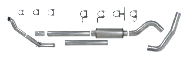 Diamond Eye KIT 4in Turbo Back Single AL: 94-97 FORD 7.3L F250/F350 PWRSTROKE NFS W/ CARB EQUIV STDS