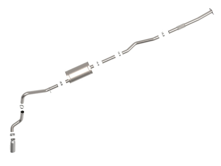 aFe Apollo GT Series 19-20 GM 1500 2.7L (t) 409 SS CB Exhaust System w/Polished Tip