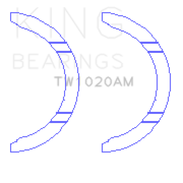King Engine Bearings 05-12 Nissan VQ40DE 6 Cyl Thrust Washer Set