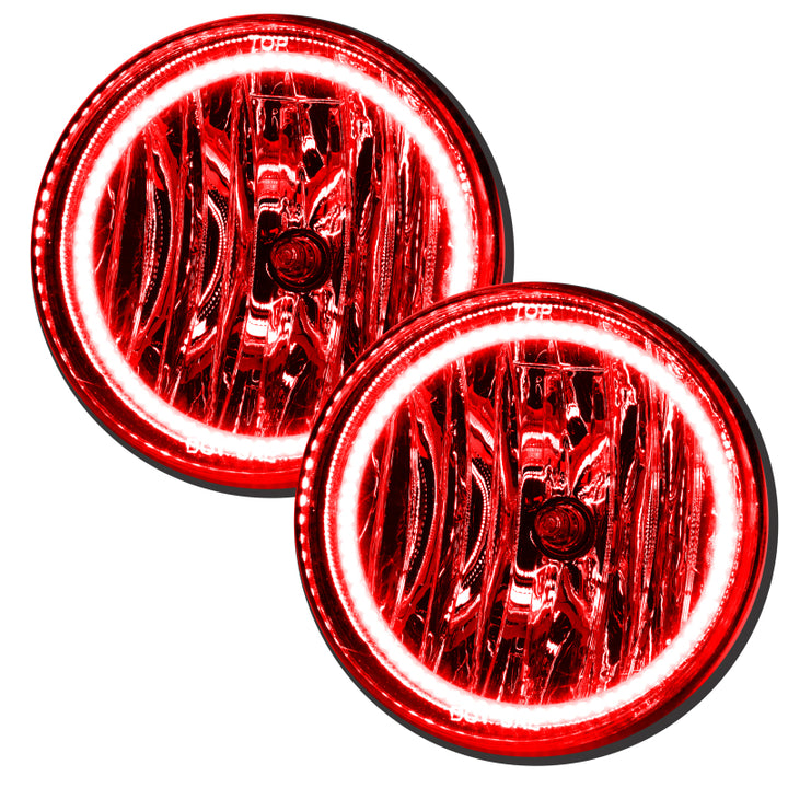Oracle Lighting 07-14 GMC Sierra Pre-Assembled LED Halo Fog Lights -Red