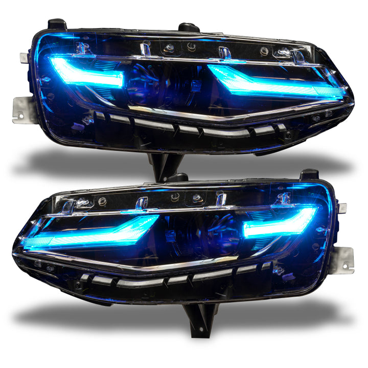 Oracle 19-21 Chevy Camaro LS/LT RGB+A Headlight DRL  Kit - ColorSHIFT w/ RF Controller