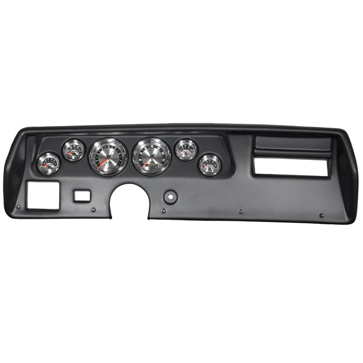 Autometer American Muscle Gauge Kit 6 Pc Chevelle SS/Monte 70-72 Tach/Mph/Fuel/Oilp/Wtmp/Volt