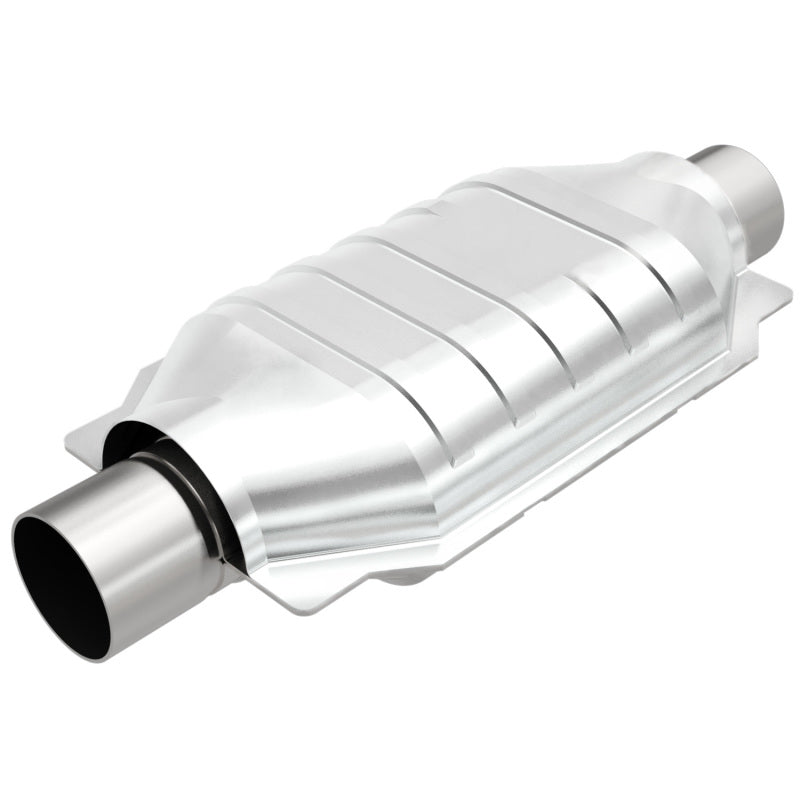 MagnaFlow Univ Cat Conv 2.5in Inlet/Outlet Center/Center Oval 12in Body L x 7in W x 16in Overall L