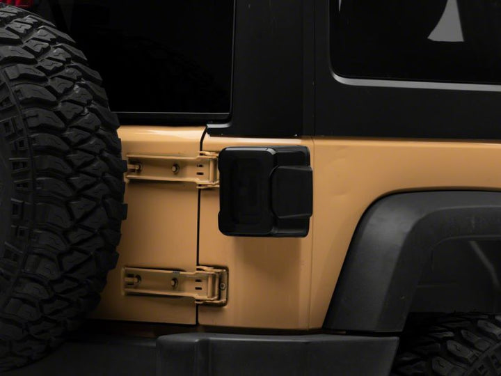 Raxiom 07-18 Jeep Wrangler JK Axial Series Carver LED Tail Lights- Black Housing (Smoked Lens)