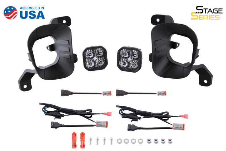 Diode Dynamics SS3 Sport Type Ram Vert Kit ABL - Yellow SAE Fog