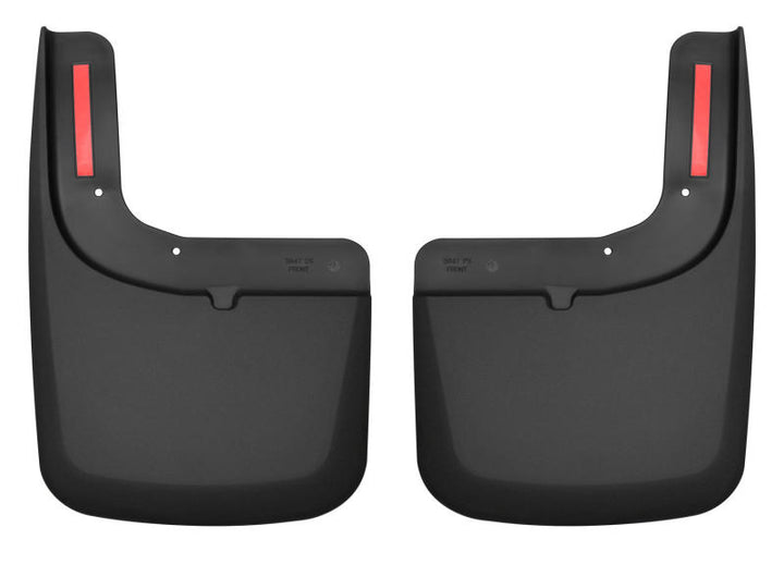 Husky Liners 2017 Ford F-250 / F-350 Super Duty Black Front Mud Guards (w/Flares)