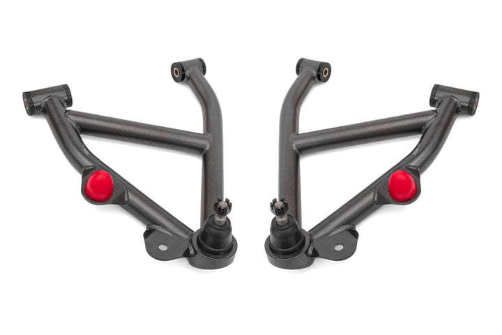 BMR 82-92 GM F-Body A-Arms Lower DOM Non-Adj Delrin Bushings Coilover - Black Hammertone