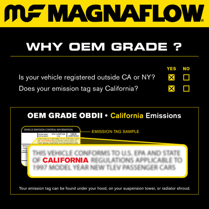 MagnaFlow Direct Fit Catalytic Converter Mercedes ML55 01-03 Passenger Side OEM