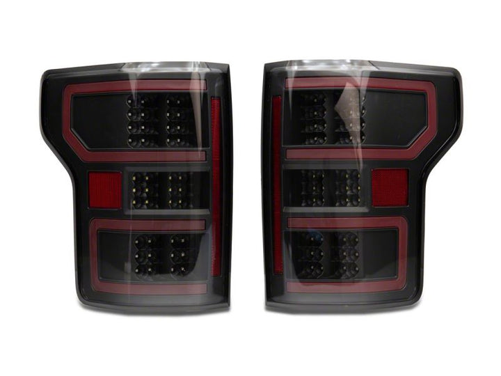 Raxiom 18-20 Ford F-150 LED Tail Lights- Black Housing (Clear Lens)