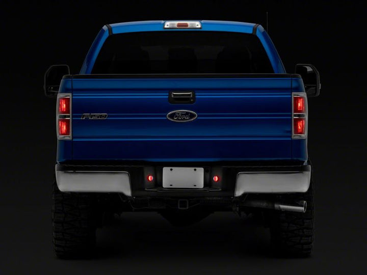 Raxiom 10-14 Ford F-150 Axial Series LED License Plate Lamps- Red and White
