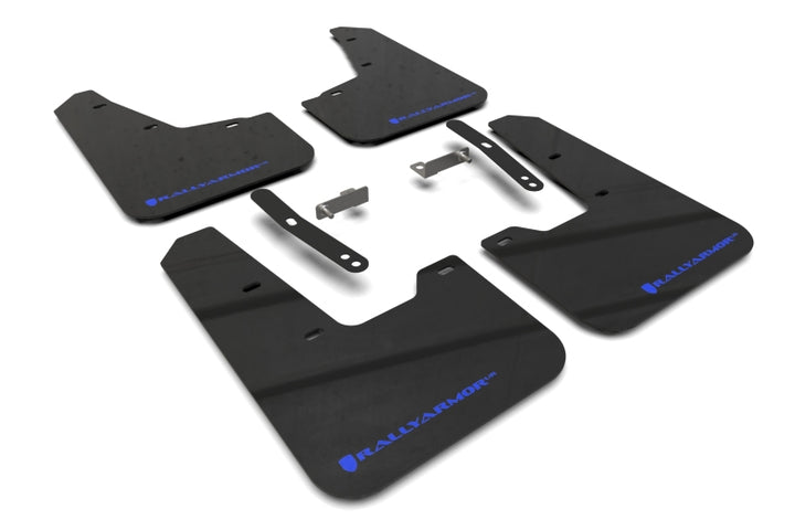 Rally Armor 23-25 Kia Niro SG2 Black UR Mud Flap Blue Logo