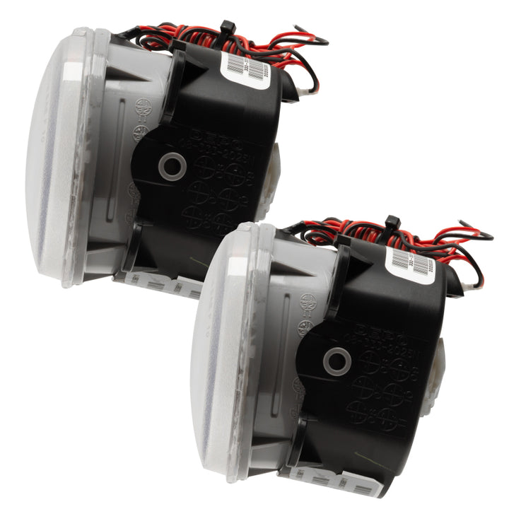 Oracle Lighting 10-15 Jeep Wrangler JK Pre-Assembled LED Halo Fog Lights -UV/Purple