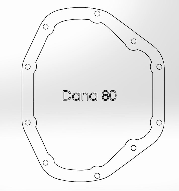 aFe Rear Differential Cover (Raw; Street Series); Dodge Diesel Trucks 94-02 L6-5.9L (td)