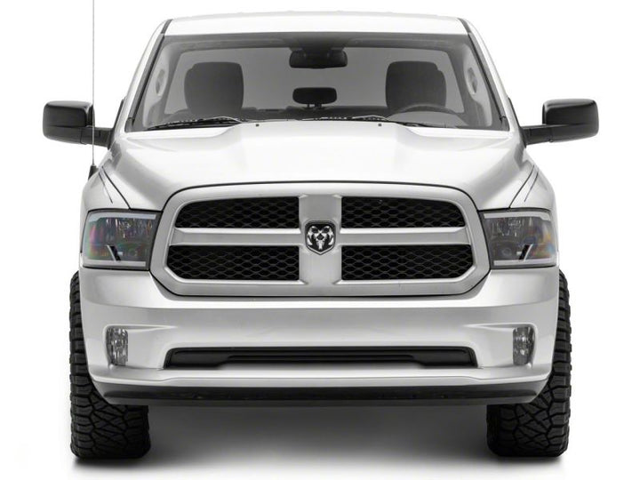 Raxiom 09-18 Dodge RAM 1500/2500/3500 Axial Headlights w/ SEQL LED Bar- Black Housing (Clear Lens)