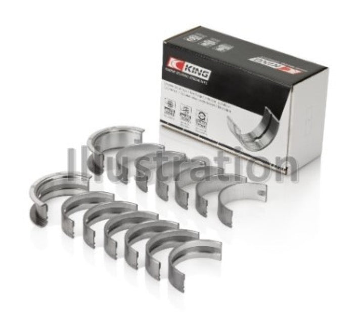 King Engine Bearings BMW M30B35/25/28/32/33/35 Main Bearing Set (Size +0.5)